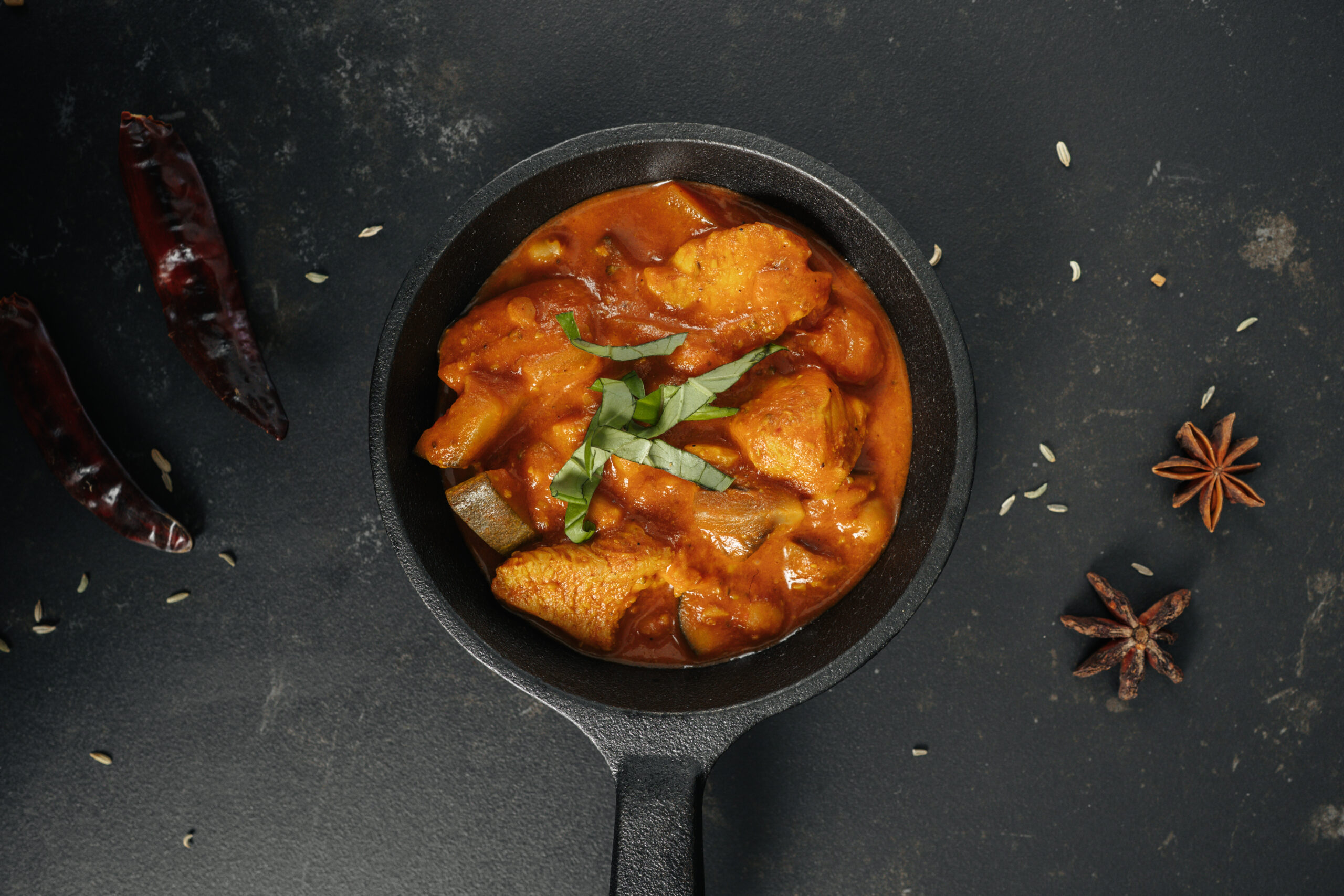 Südindische Küche — Reis, Kokos & Gewürze